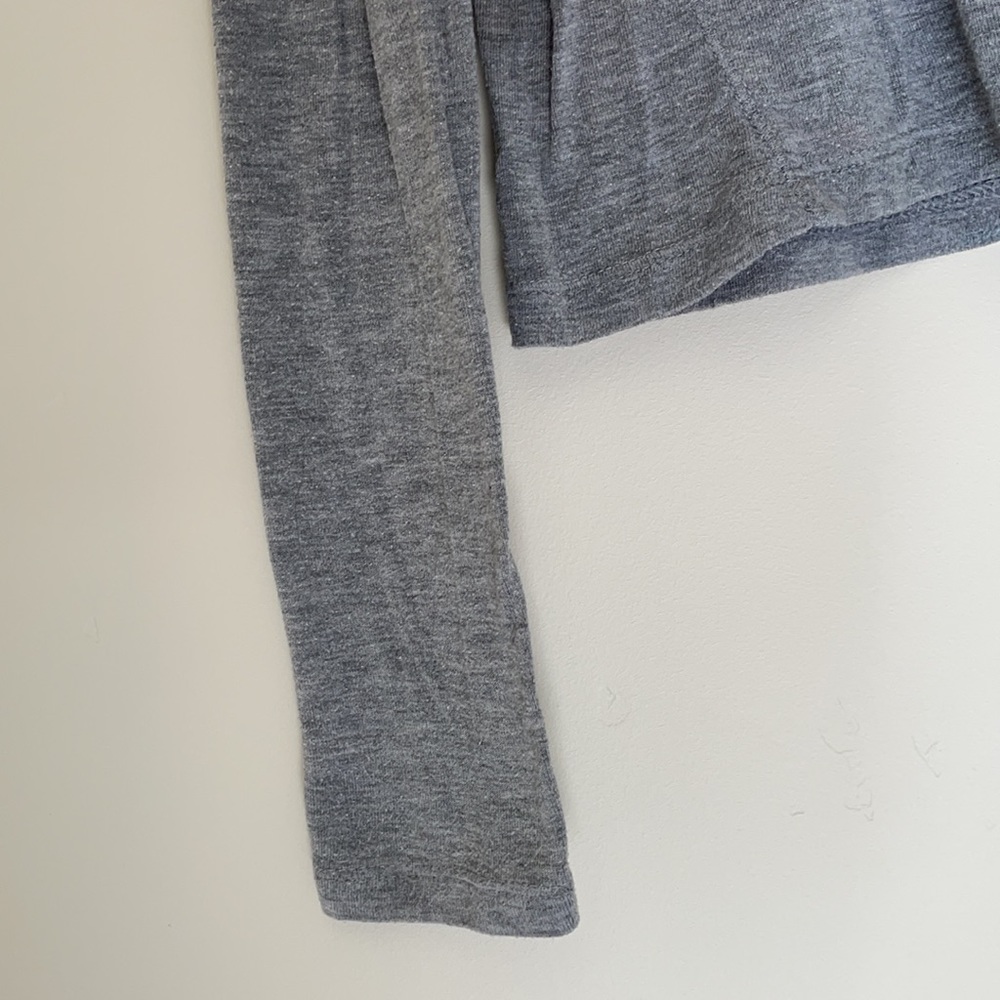 Brandy Melville Soft Jersey Knit Henley Long Sleeve - Picture 2 of 6